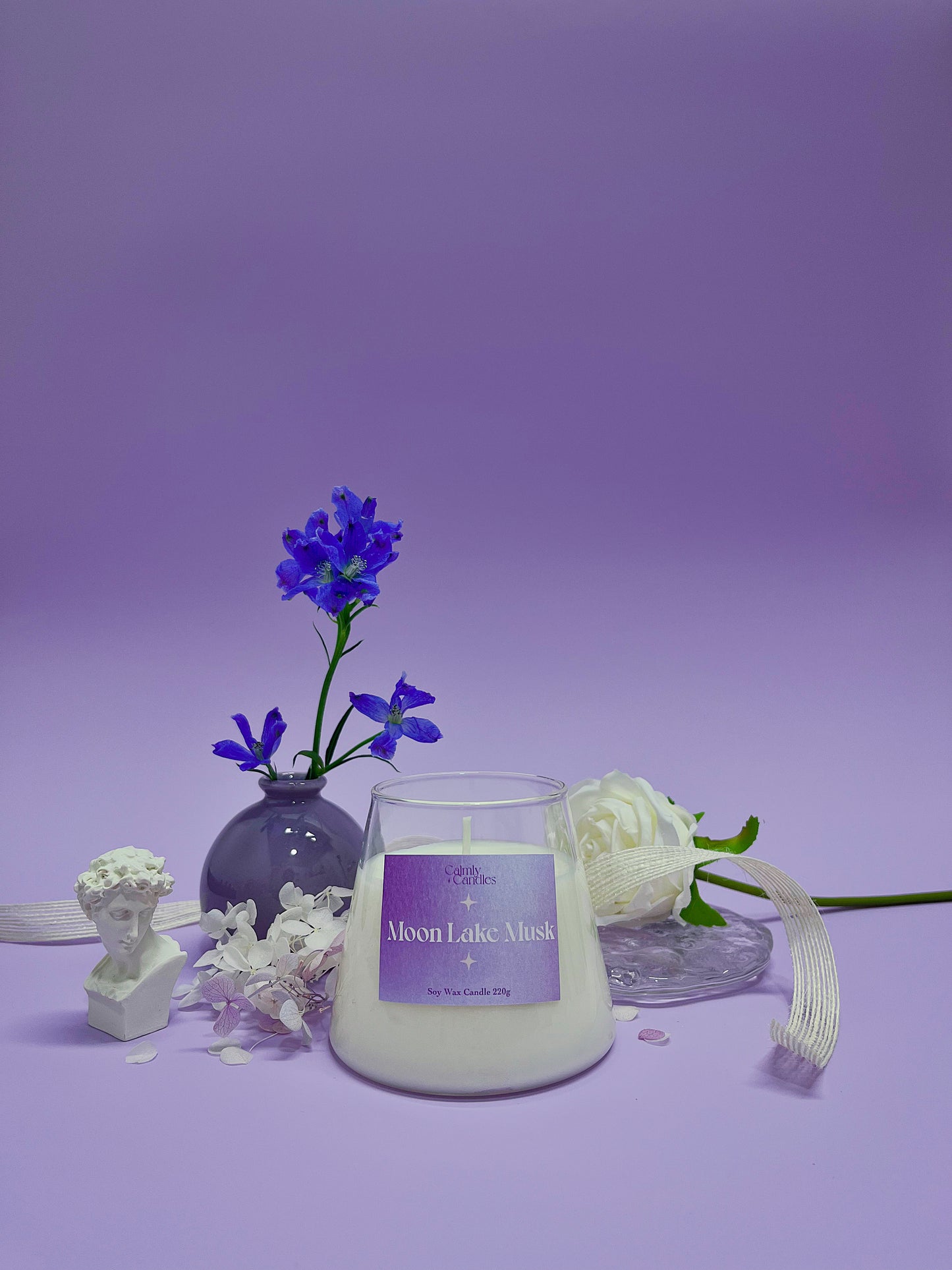 Essential Aroma Candle - Moon Lake Musk 就是味道很香的蠟燭 - 麝香