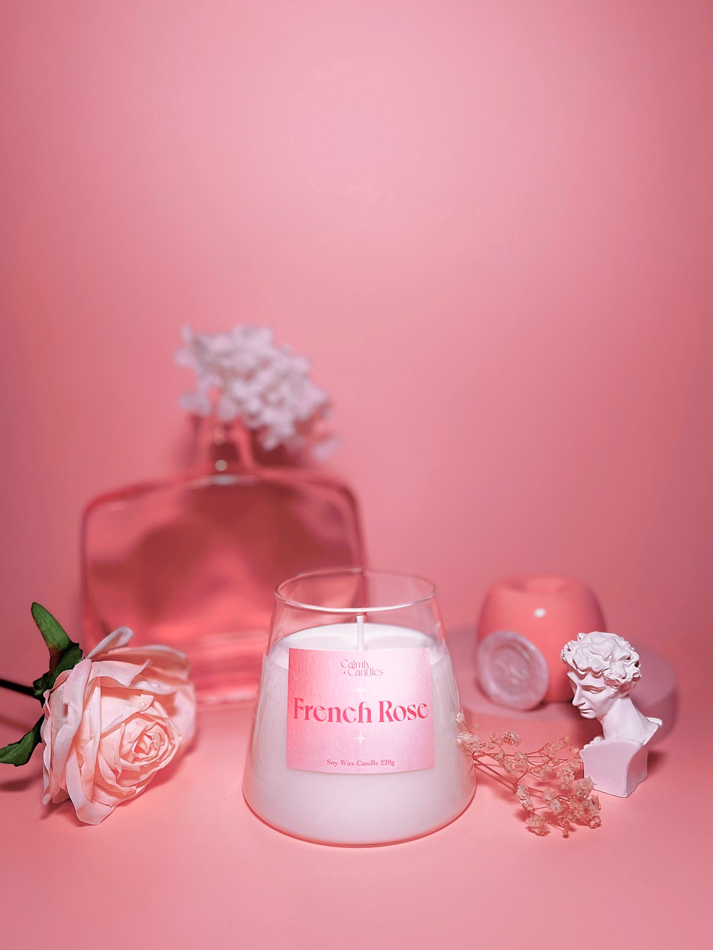 Essential Aroma Candle - French Rose 就是味道很香的蠟燭 - 法國玫瑰