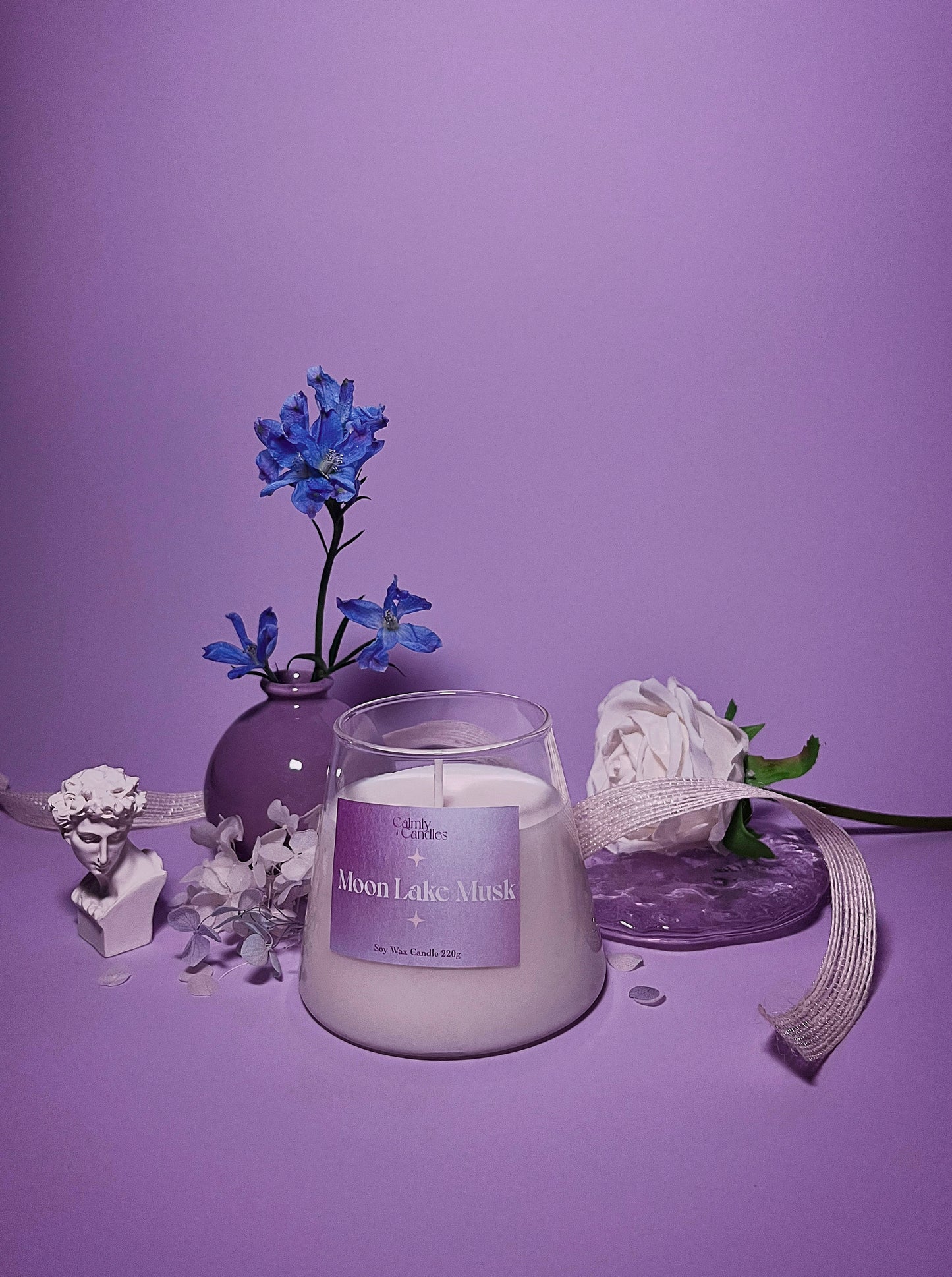 Essential Aroma Candle - Moon Lake Musk 就是味道很香的蠟燭 - 麝香