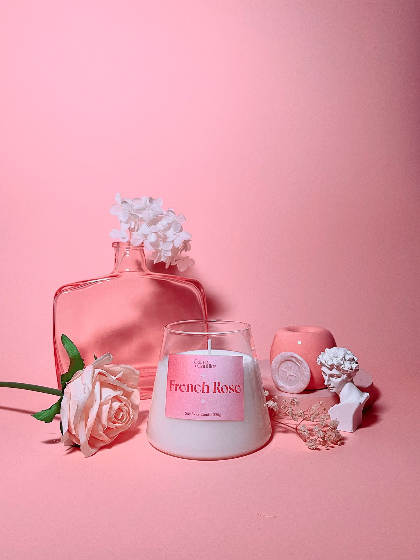 Essential Aroma Candle - French Rose 就是味道很香的蠟燭 - 法國玫瑰