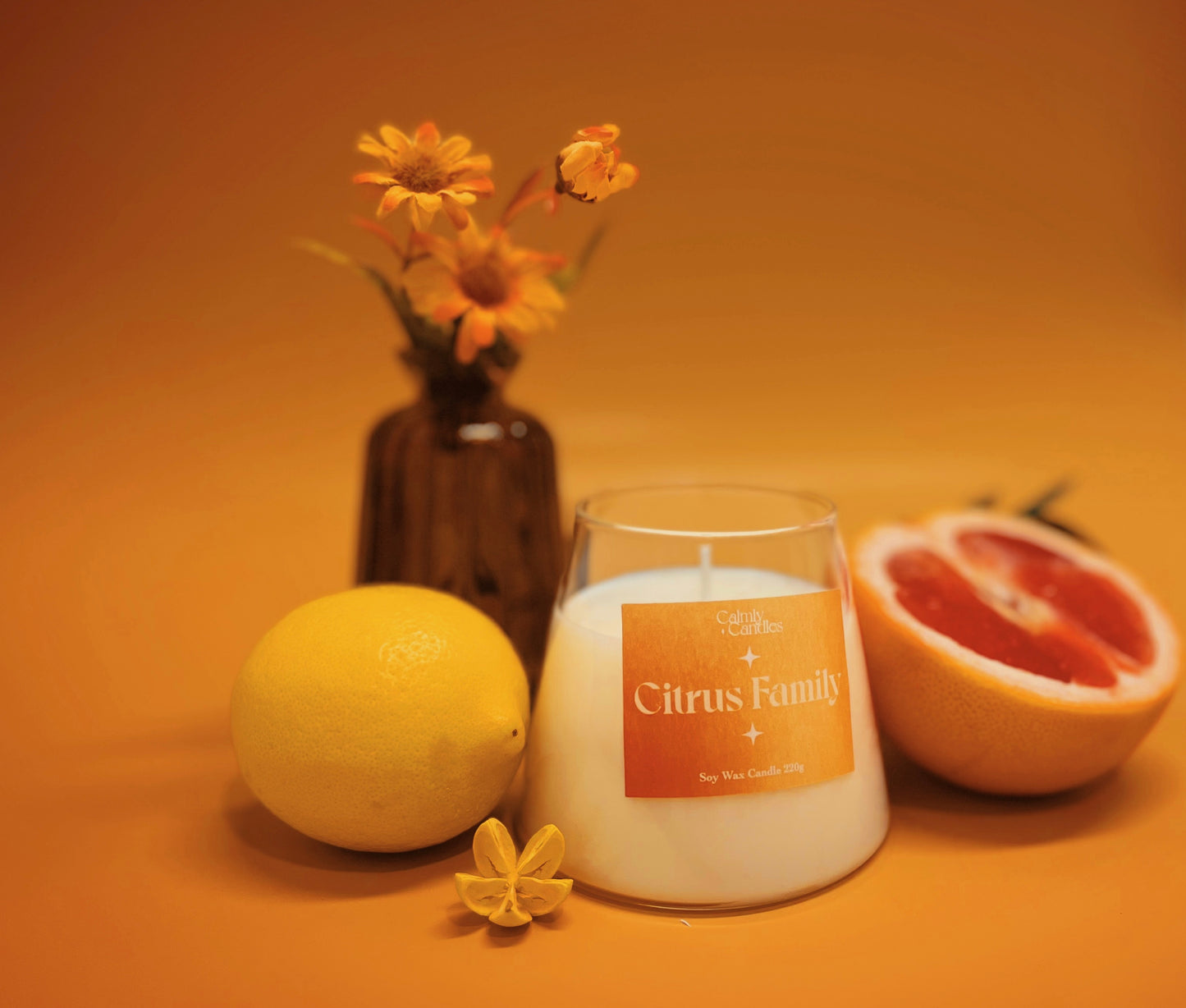 Signature Aroma Candle - Citrus Family 獨家的超香蠟燭 - 柑橘家族