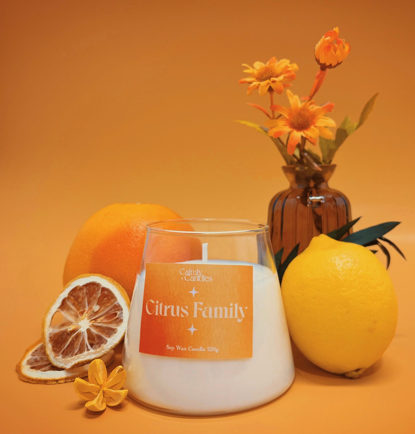 Signature Aroma Candle - Citrus Family 獨家的超香蠟燭 - 柑橘家族