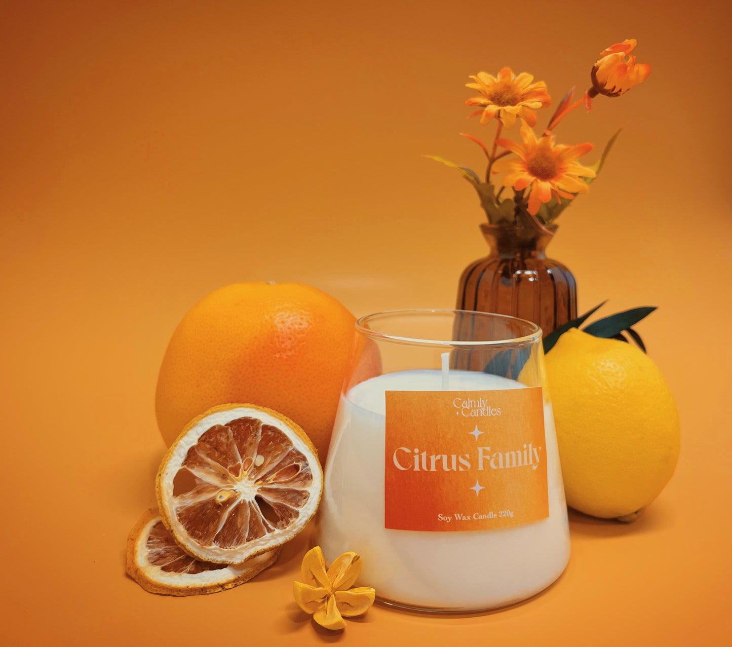 Signature Aroma Candle - Citrus Family 獨家的超香蠟燭 - 柑橘家族