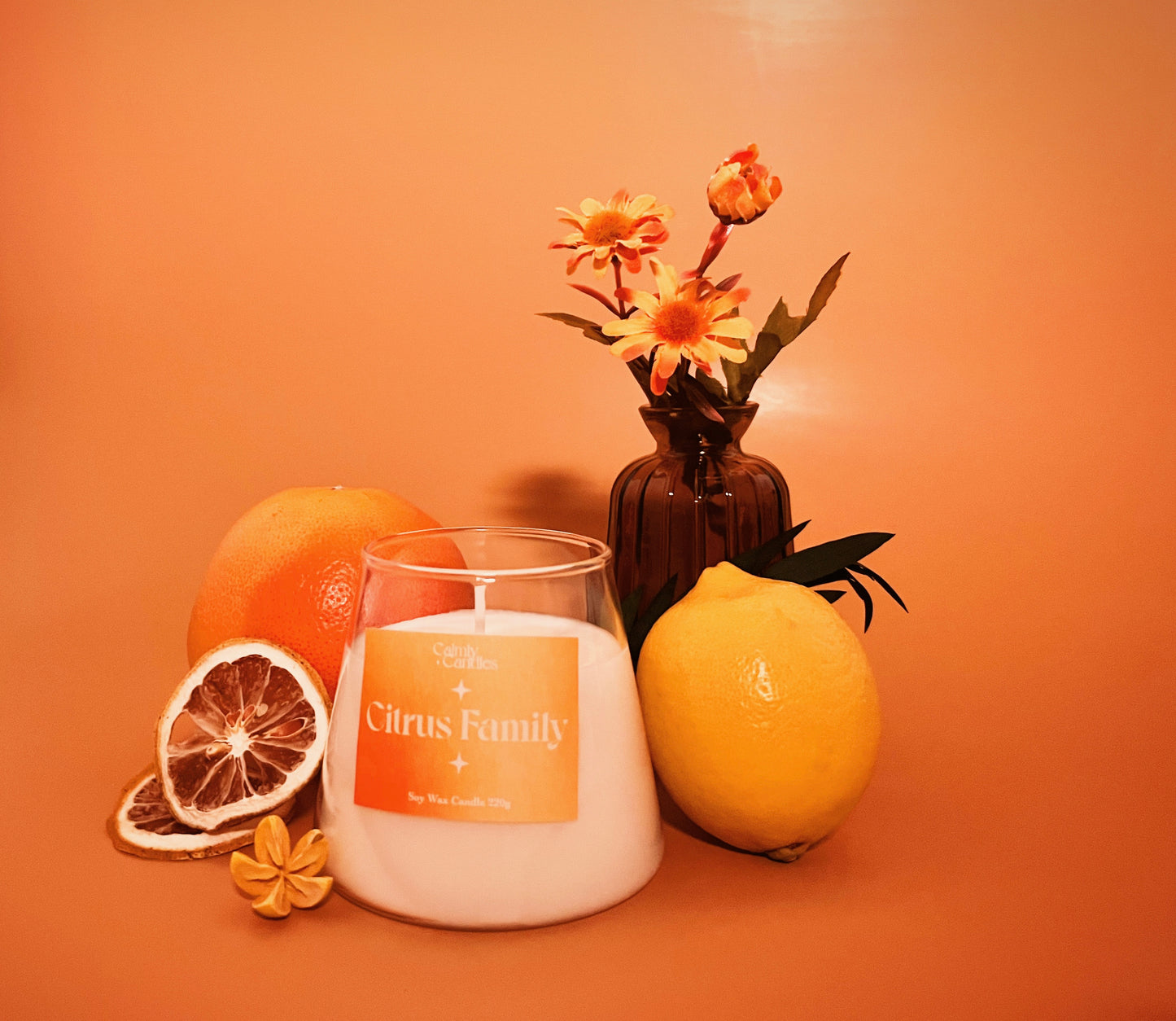 Signature Aroma Candle - Citrus Family 獨家的超香蠟燭 - 柑橘家族